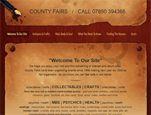 Tablet Screenshot of countyfairs-leicester.co.uk